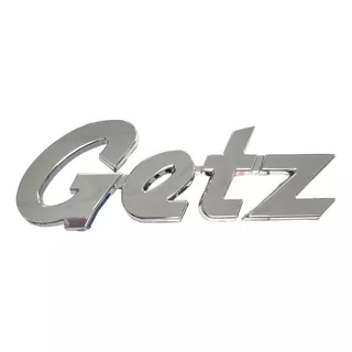 Emblema Getz Cromado Hyundai ( Incluye Adhesivo 3m)