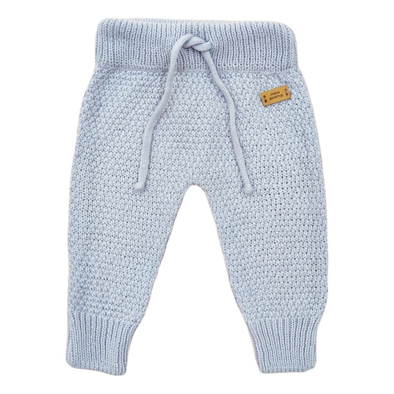 Babucha Punto Arroz Mini Anima Invierno Tejido Bebe Lila