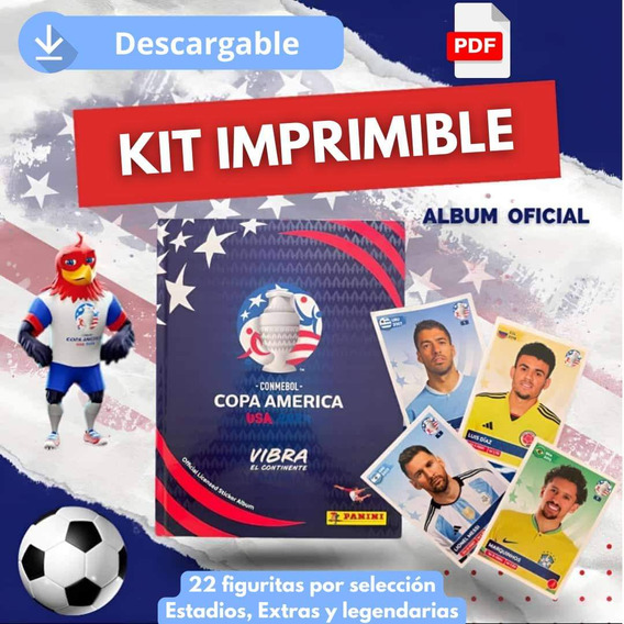 Laminas Copa America 2024 Panini (para Imprimir/pdf)