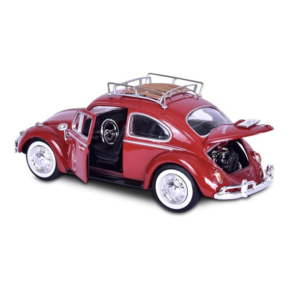 1966 Volkswagen Beetle Classic 1/24 Nuevo Motor Max Sin Caja