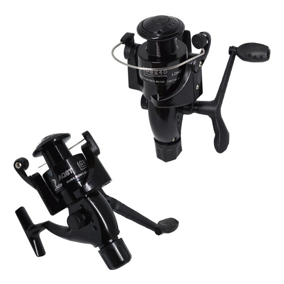 2 Reeles Pesca Frontal Cobra Cb240 Ideal Pesca Variada Reel