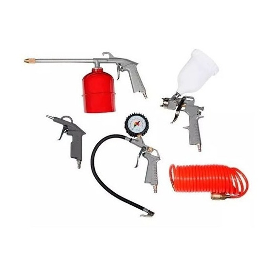 Kit Para Compresor 5 Piezas Niwa Aire Pistola De Aire 