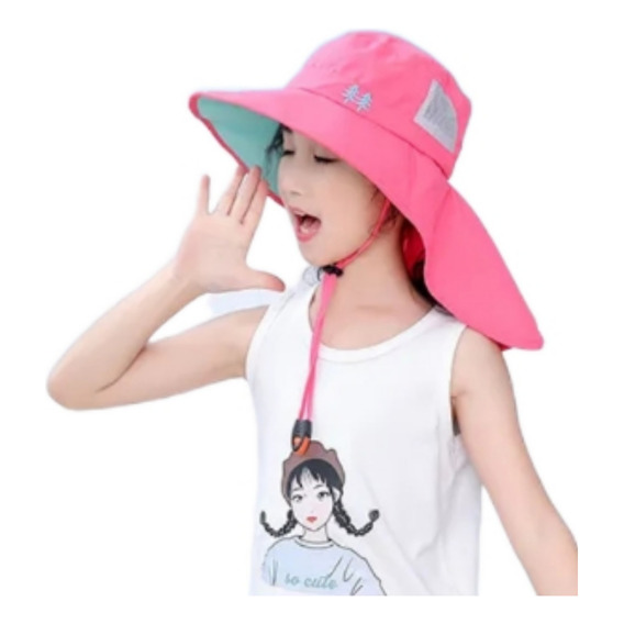 Gorra Sombrero Para Sol Niño Niña Protección Uv