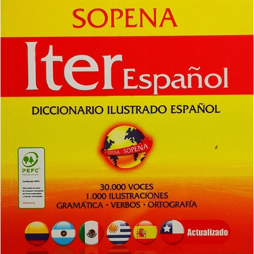 Diccionario Ilustrado De La Lengua Española, De Iter Sopena., Vol. No Aplica. Editorial Sopena, Tapa Blanda En Español, 0