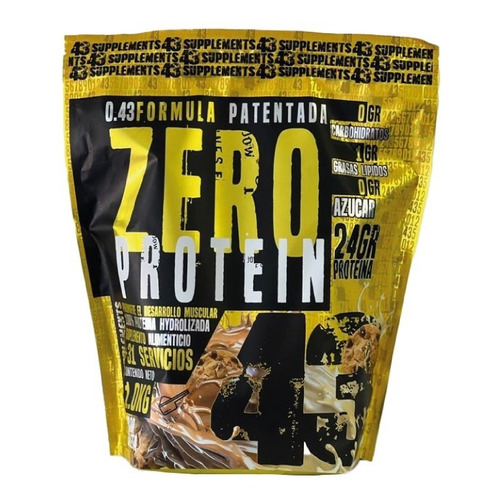 Suplemento en polvo 43 Supplements  Proteína Zero sabor galleta en sachet de 1kg