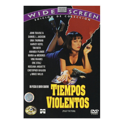 Pulp Fiction Tiempos Violentos 1994 Tarantino Pelicula Dvd