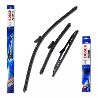 Kit Palheta Dianteira Traseira Bosch Chevrolet Onix 13/18