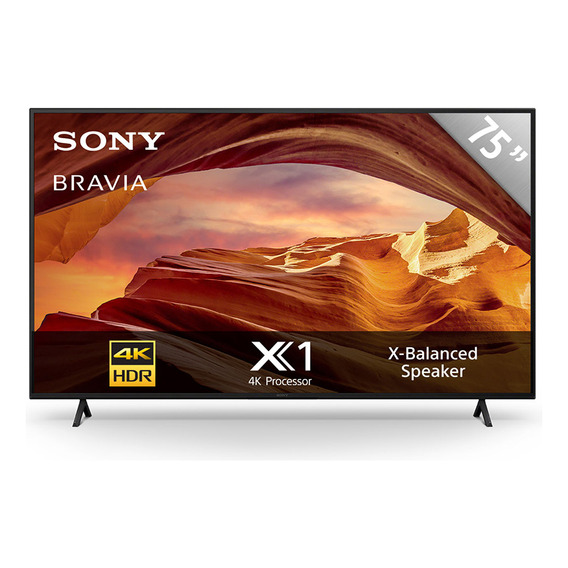 Televisor Smart Tv Sony 4k 75 Pulgadas Kd-75x77l Google Tv
