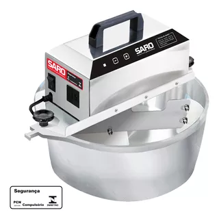 Mexedeira Para Mexer Doces Alumínio 4 Litros Salgados Saro Pa4 Cor Inox 110v/220v