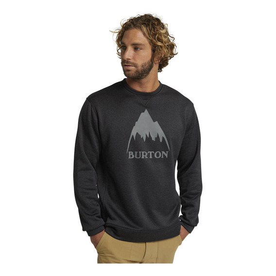 Polerón Hombre Oak Crewneck Pullove Negro Burton