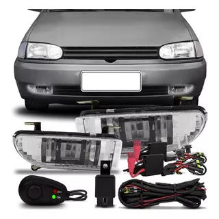 Kit Farol Milha Gol G2 Bola Neblina E + Xenon 8000k 