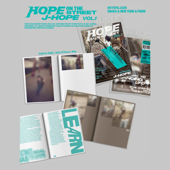 J-hope (bts) Hope On The Street - Version A Elegir