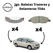 Balatas Frenos Del Y Tras Tiida 2012 Fp