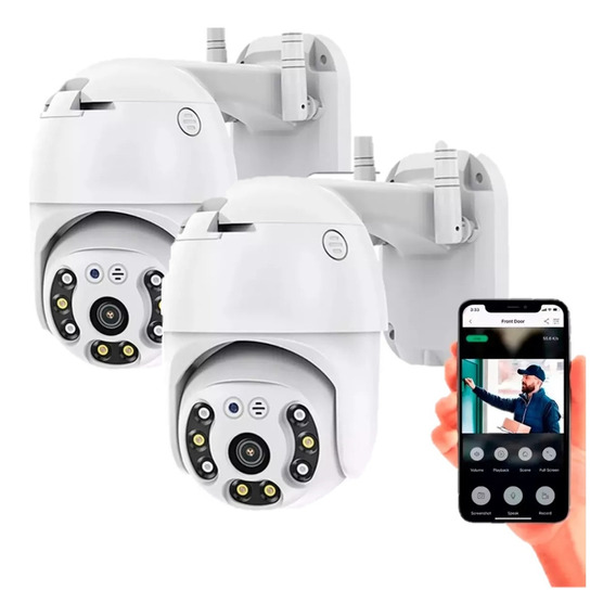 Camara  Seguridad Exterior App Ycc365plus Kit X2 5mp Oferta