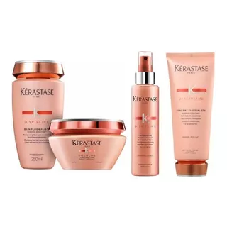 Kit Kérastase Discipline - Shampoo + Condicionador + Mascara + Leave In 150ml