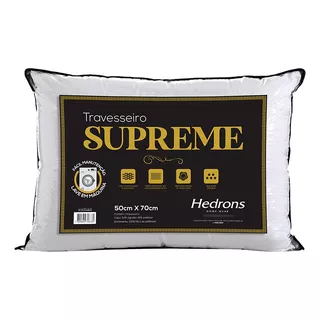 Travesseiro Supreme 70x50 Piquet - Hedrons - Akasa