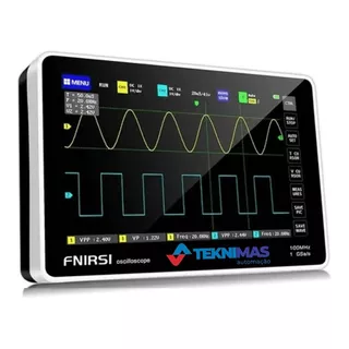 Osciloscópio Digital Fnirsi 1013d 100 Mhz 2 Canais Tablet