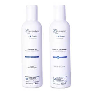 Kit Shampoo Hipoalergênico Alergoshop + Condicionador