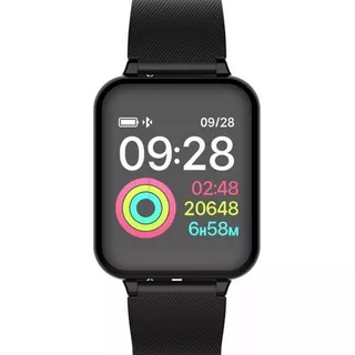 Smart Watch Aw4 B57 Pressão Oxímetro Q9 Hero Band 3 Cor Da Caixa Preto Cor Do Bisel Preto