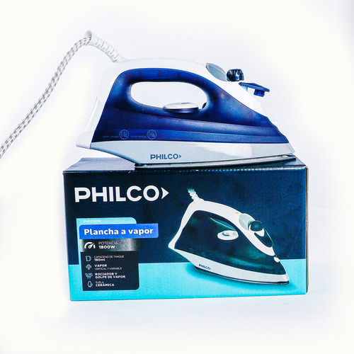 Plancha A Vapor Philco Pvp2453pi Ceramica Con Rociador 2000w Color Azul oscuro