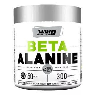 Beta Alanina 100% 300gr 0040beapo Star Nutrition Sabor Sin Sabor