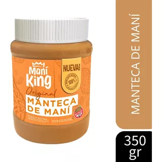 Mantequilla Pasta De Mani Original Mani King 350g Sin Tacc