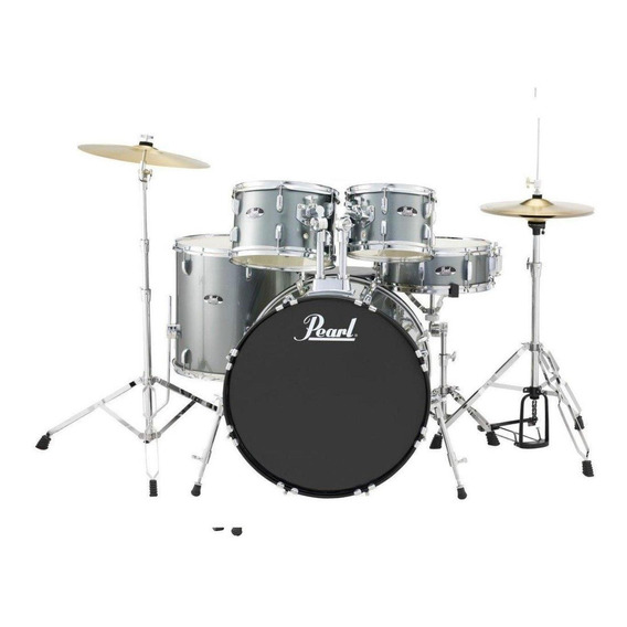 Bateria Roadshow Pearl C/plat. Banco Baquetas Rs525sc-c-706