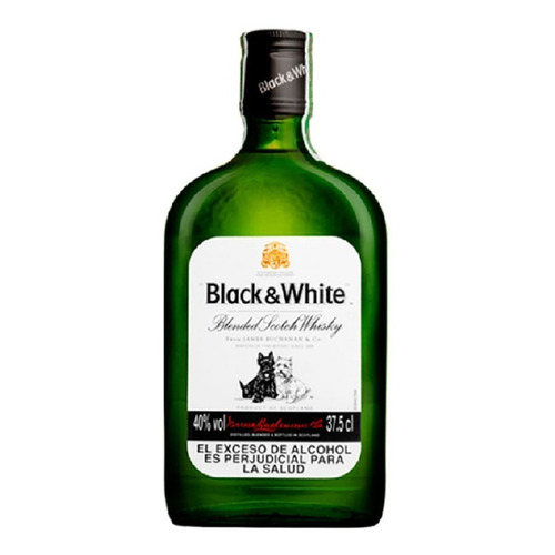 Whisky Black White Perro Media - Ml A $74