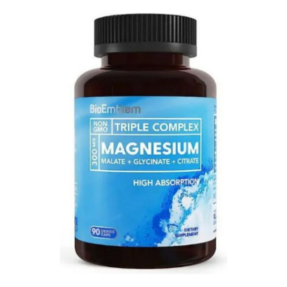 Complejo Triple De Magnesio | 300 Mg De Glicinato De Magnesi