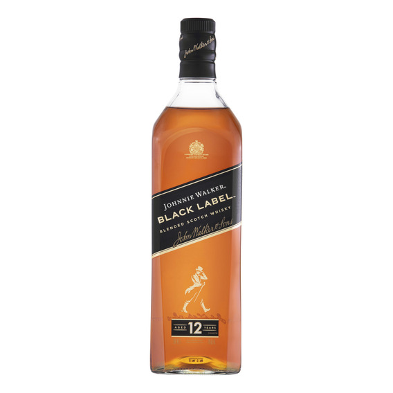 Whisky Johnnie Walker Black Label Blended Scotch 12 750 mL