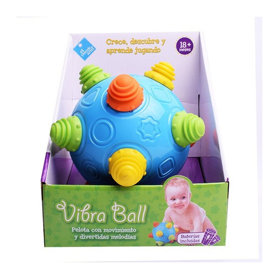 Pelota Vibradora Saltarina Para Bebe Didactico Vibra Ball 