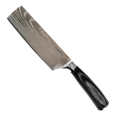 Cuchillo Cleaver Sakura Acero Inoxidable 30cm 20508n P