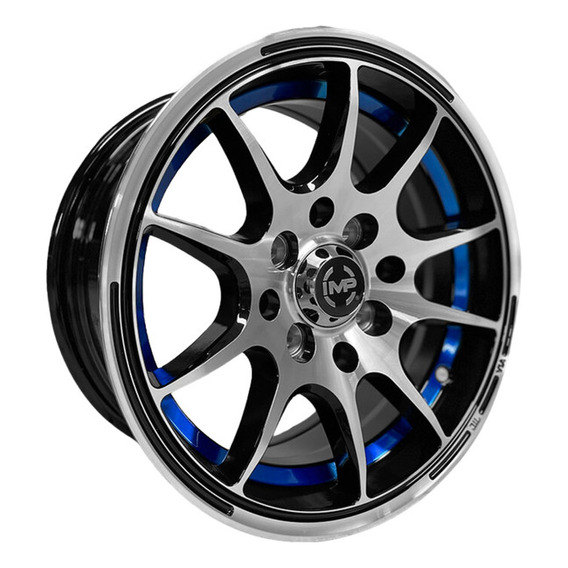 Paquete 4 Rines 13 8x100/114.3 Bmf Bluecut Matiz Tsuru