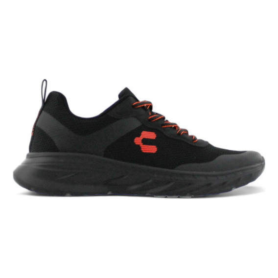 Tenis Running Hombre Charly 1086748 Negro / Negro