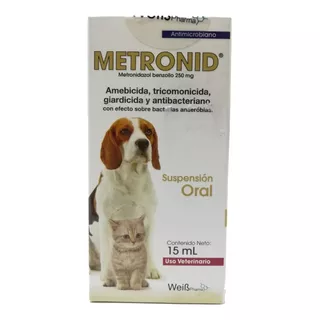 Metronid Perros/gatos 15 Ml - Unidad a $14900