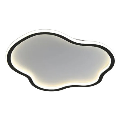 Plafón Led Nube Granizate Negro 48w Techo Dx
