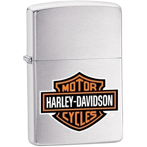 Encendedor Zippo Harley Davidson Cromado Logo