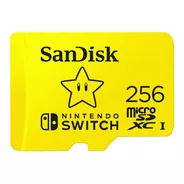 Tarjeta De Memoria Sandisk Sdsqxao-256g-anczn  Nintendo Switch 256gb
