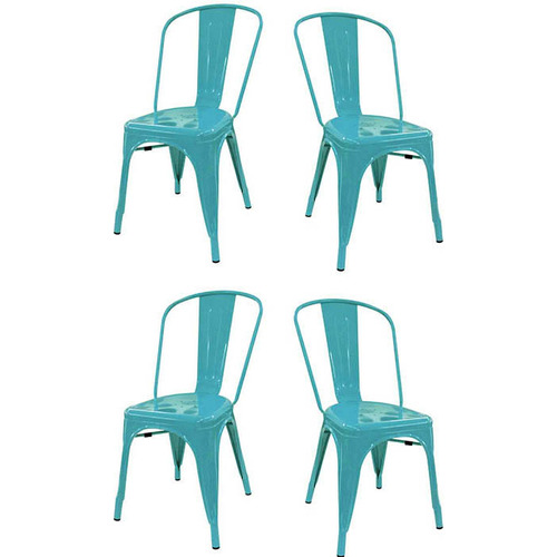 Sillas Tolix X4 Sp- C - Desillas Estructura de la silla Tono Turquesa