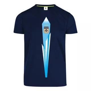 Playera Messi 10 Argentina Tricampeón Tela Dry Fit Adulto