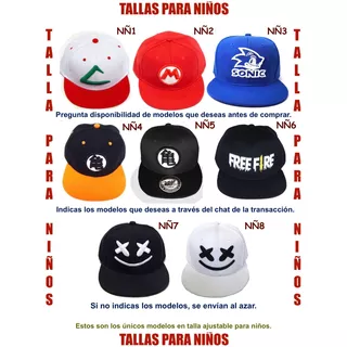 Gorras Snapback Mayoreo 50 Pzs A Elegir Adulto Y Niño Unisex