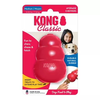 Juguete Kong Classic Para Mascotas Perros Talla M 7-16 Kg