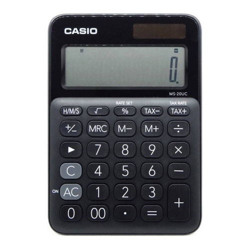 Calculadora Casio Ms-20uc Colores Surtidos  Relojesymas Negro Bk