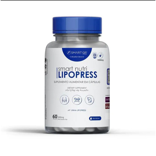 Suplemento Smart Gr Nutri Lipopress de 60 cápsulas, 500 mg