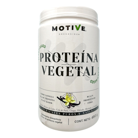 Motive Proteina Vegetal Sabor Vainilla (480 Gr) Greenside