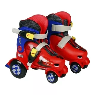 Patines Cars 4 Ruedas Ajustables Talla 16 A 19 Disney Oferta