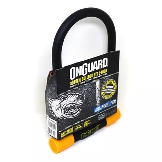 Candado Bicicleta Onguard U Lock Bulldog Extra Fuerte Color Negro