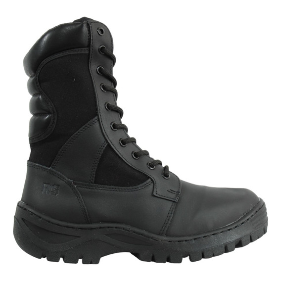 Bota Tactica Hombre Piel Cosida Antiderrapante Trabajo Larga