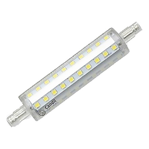 Lampara-foco Led Reemplazo Cuarzo 118mm Candil 15w R7s Color de la luz Fria/Dia