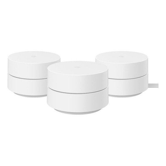 Routers Google Wifi Pack De 3 2,4 5ghz Ieee 802.11a/b/g/n/ac Color Blanco